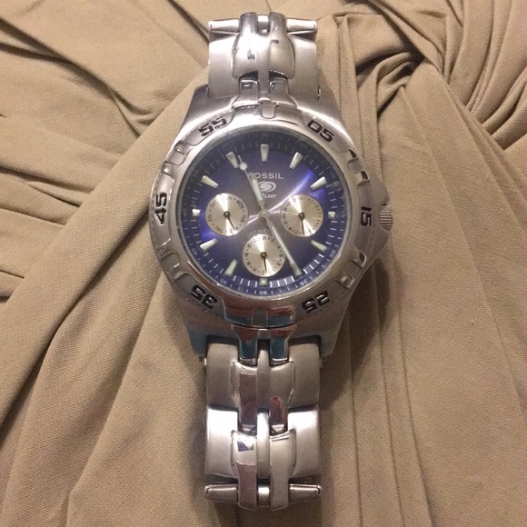 Fossil Other - Fossil Blue Stainless Steel Water Resistant